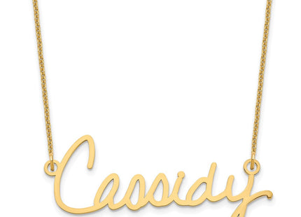 10k Yellow Gold Signature Necklace (Style 10XNA506Y)
