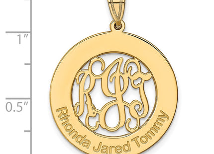 10k Yellow Gold Pendants Style 10XNA530Y - Classique Jewelry Inc.