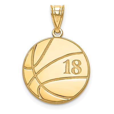 10K yellow gold pendant