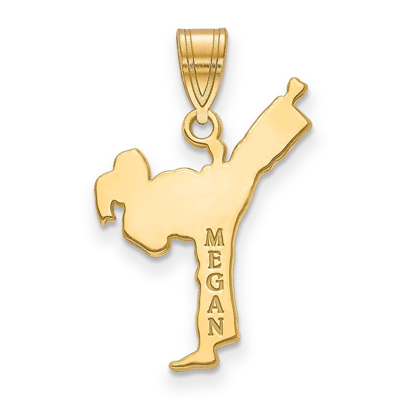 10K yellow gold pendant