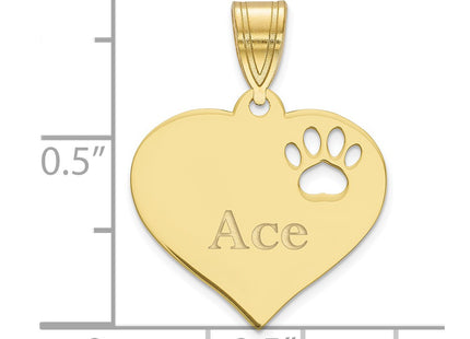10k Yellow Gold Pendants Style 10XNA766Y - Classique Jewelry Inc.