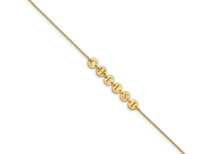 10k Yellow Gold Bracelets Style 10XNA785Y - Classique Jewelry Inc.