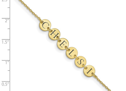 10k Yellow Gold Bracelets Style 10XNA785Y - Classique Jewelry Inc.