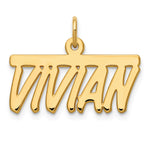 Sterling Silver/Gold-plated Top Bar Name Plate view 8