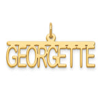 Sterling Silver/Gold-plated Top Br Name Plate view 4