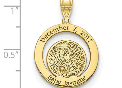 10k Yellow Gold Pendants Style 10XNA864Y - Classique Jewelry Inc.