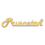 Sterling Silver/Rose-gold Underlined Name Plate view 11