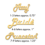 Sterling Silver/Rose-gold Underlined Name Plate view 2