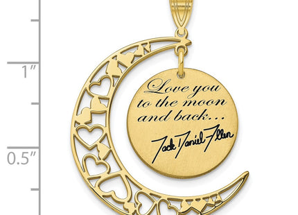 10k Yellow Gold Pendants Style 10XNA989Y - Classique Jewelry Inc.