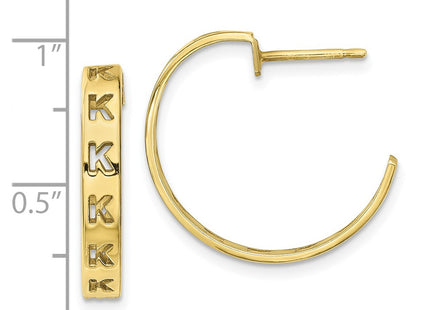 10k Yellow Gold Earrings Style 10XNE47Y - Classique Jewelry Inc.