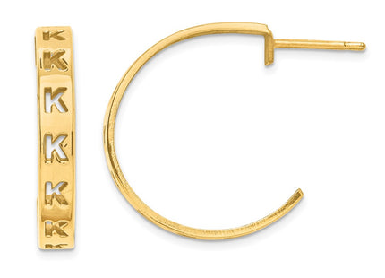 10k Yellow Gold Earrings Style 10XNE47Y - Classique Jewelry Inc.