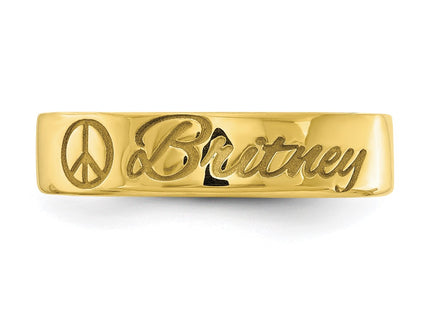 10k Yellow Gold Rings Style 10XNR102Y - Classique Jewelry Inc.