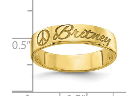 10k Yellow Gold Rings Style 10XNR102Y - Classique Jewelry Inc.