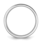 10k White Gold Name and Birth Flower Ring view 4