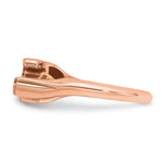 10k Rose Gold Name Plate Ring view 3