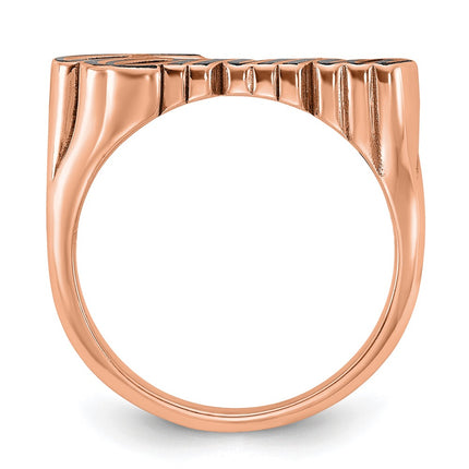 10k Rose Gold Rings Style 10XNR134R - Classique Jewelry Inc.