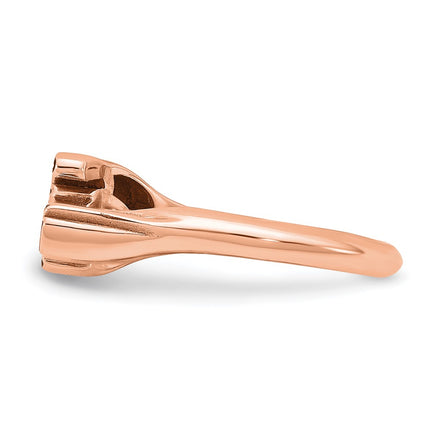 10k Rose Gold Rings Style 10XNR134R - Classique Jewelry Inc.