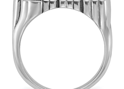 10k White Gold Rings Style 10XNR134W - Classique Jewelry Inc.