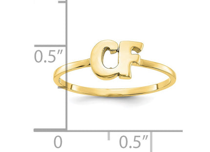 10k Yellow Gold Rings Style 10XNR75Y - Classique Jewelry Inc.