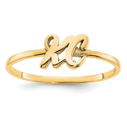 10k Yellow Gold Rings Style 10XNR75Y - Classique Jewelry Inc.