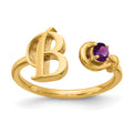 10K Yellow Gold / B