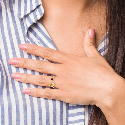 10k Yellow Gold Rings Style 10XNR81GY - Classique Jewelry Inc.