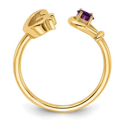 10k Yellow Gold Rings Style 10XNR81GY - Classique Jewelry Inc.