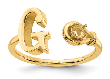 10k Yellow Gold Rings Style 10XNR81GY - Classique Jewelry Inc.