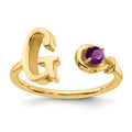 10K Yellow Gold / G