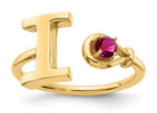 10K Yellow Gold / I
