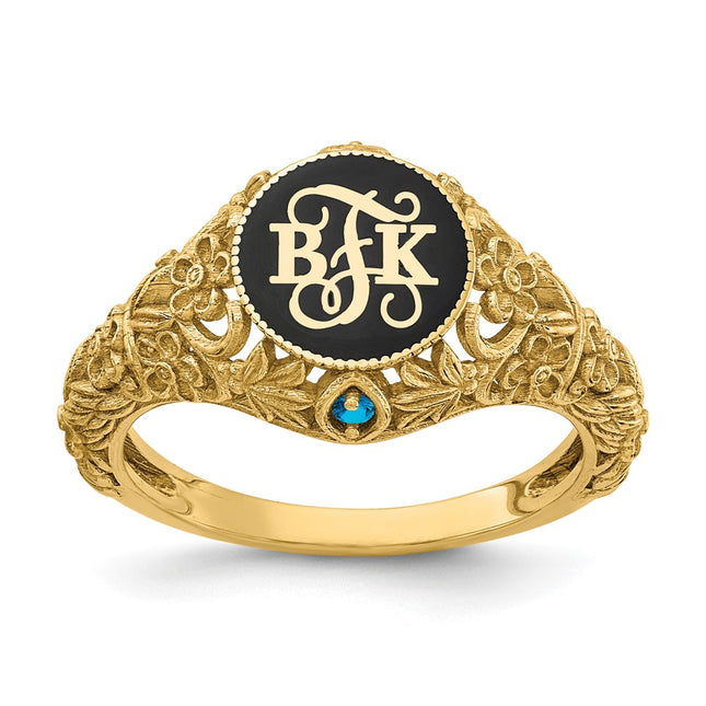 10k Yellow Gold Rings Style 10XNR82Y - Classique Jewelry Inc.