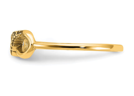 10k Yellow Gold Rings Style 10XNR90Y - Classique Jewelry Inc.