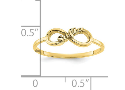 10k Yellow Gold Rings Style 10XNR90Y - Classique Jewelry Inc.