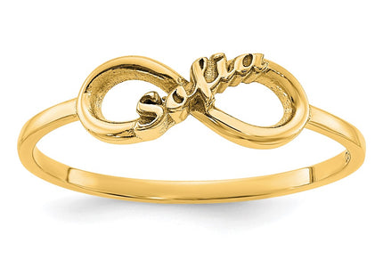 10k Yellow Gold Rings Style 10XNR90Y - Classique Jewelry Inc.