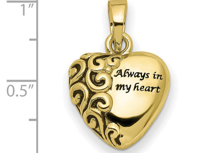 10k Yellow Gold Pendants Style 10YQSX173 - Classique Jewelry Inc.