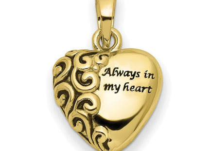 10k Yellow Gold Pendants Style 10YQSX173 - Classique Jewelry Inc.