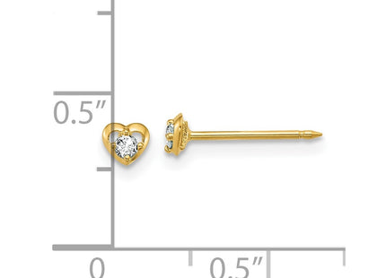 14k Yellow Gold Earrings Style 1132E - Classique Jewelry Inc.