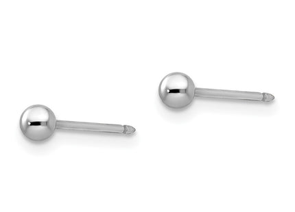 14k White Gold Earrings Style 125E - Classique Jewelry Inc.