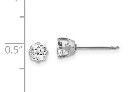 14k White Gold Earrings Style 139E - Classique Jewelry Inc.