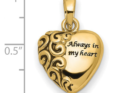 14k Yellow Gold Pendants Style 14YQSX173 - Classique Jewelry Inc.