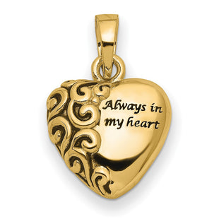 14k Yellow Gold Pendants Style 14YQSX173 - Classique Jewelry Inc.