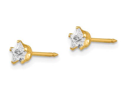 14k Yellow Gold Earrings Style 151E - Classique Jewelry Inc.