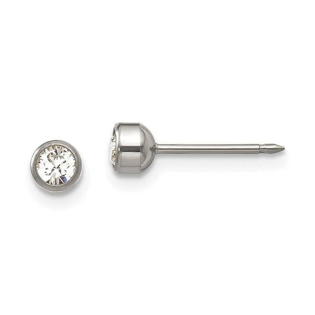 Titanium Earrings Style 17E - Classique Jewelry Inc.