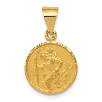 18K gold pendant
