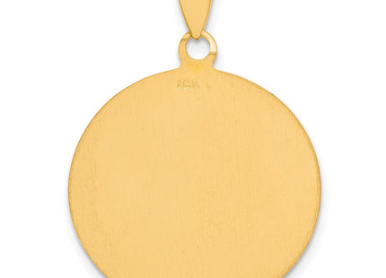 18k Saint Christopher Medal Pendant (Style 18XR14)