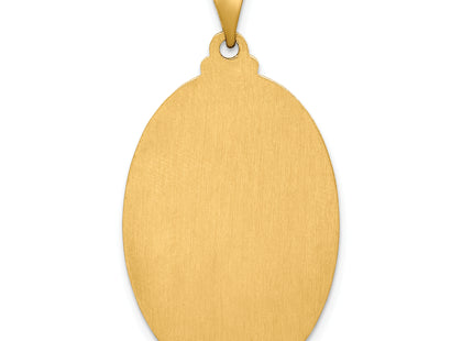 18k Saint Christopher Medal Pendant, 37.5 x 20.9mm