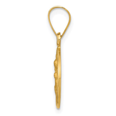 18K Our Lady of Perpetual Help Medal Pendant