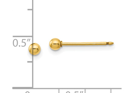 14k Yellow Gold Earrings Style 1E-LP - Classique Jewelry Inc.