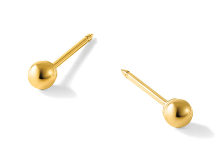Inverness 14k Polished Ball Long Post Piercing Earrings