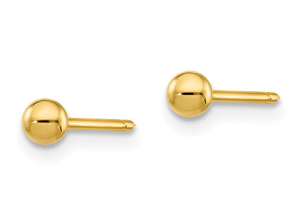 14k Yellow Gold Earrings Style 1E-SP - Classique Jewelry Inc.